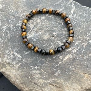 Natural Stone Bracelet- Amber